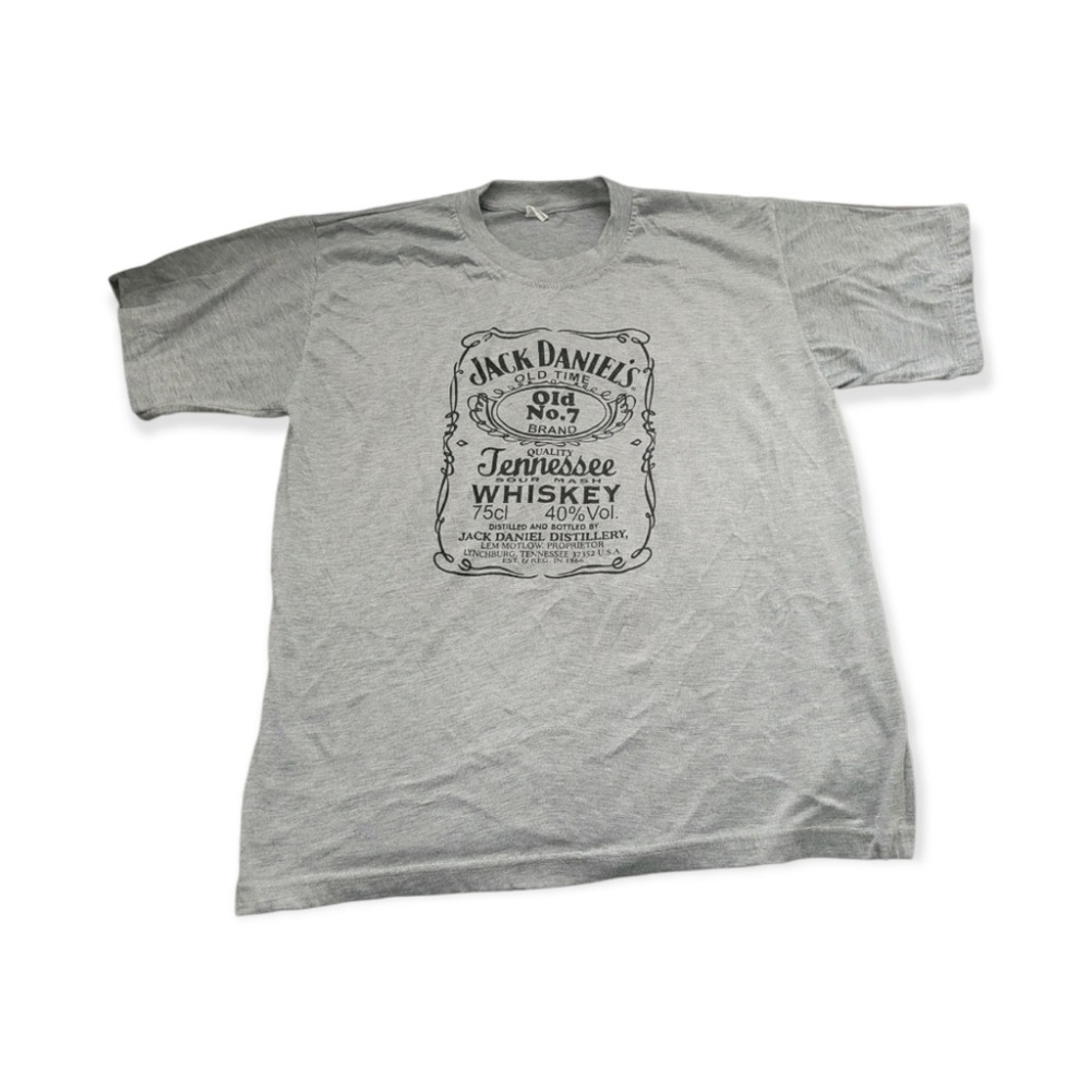 NWOT | Men's Heather Gray Jack Daniel's Whiskey Tee (US XL)